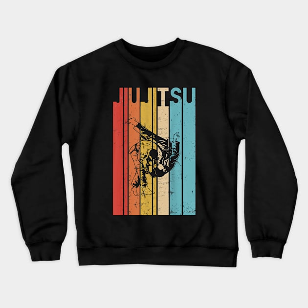 Jiu-Jitsu Vintage Crewneck Sweatshirt by marcguada82.monster